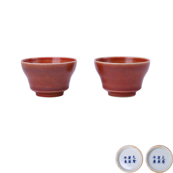 豇豆紅(hóng)釉杯